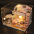 3D Интерьерный конструктор DIY House Румбокс Hongda Craft "Розовый рай"