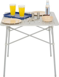 Стол Highlander Aluminium Slat Folding Table Small Silver 70*70*70 см