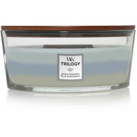 Ароматична свічка із тришаровим ароматом Woodwick Trilogy Woven Comforts