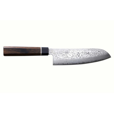 Кухонный нож Сантоку Suncraft Senzo Black 16.7 см