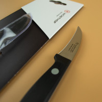 Кухонный нож для чистки овощей изогнутый Wusthof New Gourmet 6 см
