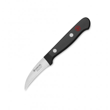 Кухонный нож для чистки овощей изогнутый Wusthof New Gourmet 6 см