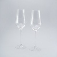 Комплект прозорих келихів для шампанського Sakura 0.3 л