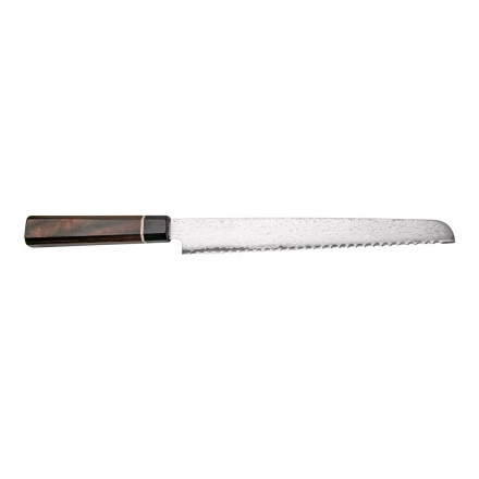 Кухонний ніж для хліба Suncraft Senzo Black 22 см