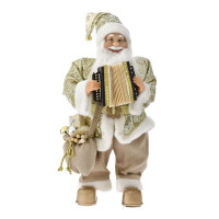 Фігурка декоративна Lefard Різдвяний Санта Клаус з музикою
