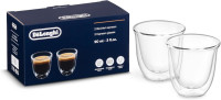 Набор стаканов с двойными стенками Delonghi DLSC310 Espresso 0.09 л Набор стаканов с двойными стенками Delonghi DLSC310 Espresso 0.09 л