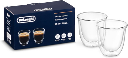 Набор стаканов с двойными стенками Delonghi DLSC310 Espresso 0.09 л