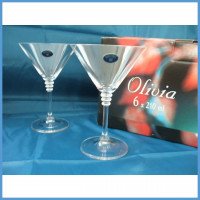 Бокалы для мартини Bohemia Olivia 6 шт. 0.21 л