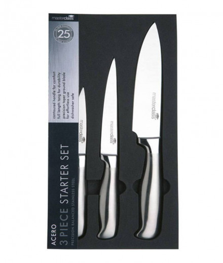 Набір ножів KitchenCraft Master Class Acero 3 шт.