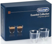 Набор стаканов с двойными стенками Delonghi DLSC310 Espresso 0.06 л Набор стаканов с двойными стенками Delonghi DLSC310 Espresso 0.06 л
