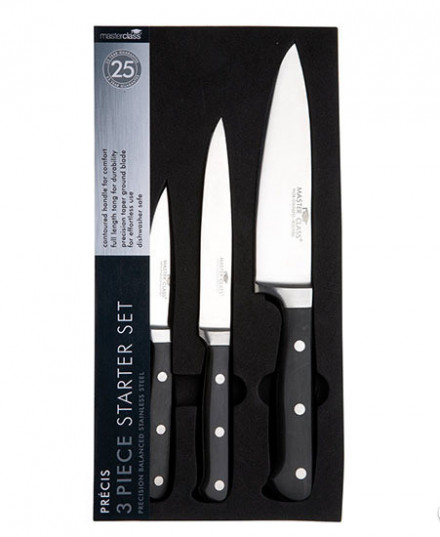 Набір ножів KitchenCraft Master Class Precis 3 шт.