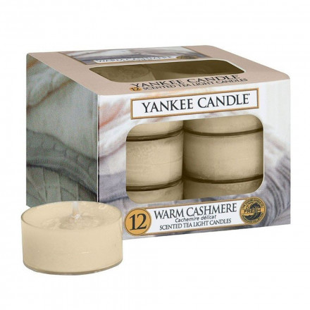 Чайні ароматичні свічки в наборі Yankee Candle Теплий кашемір