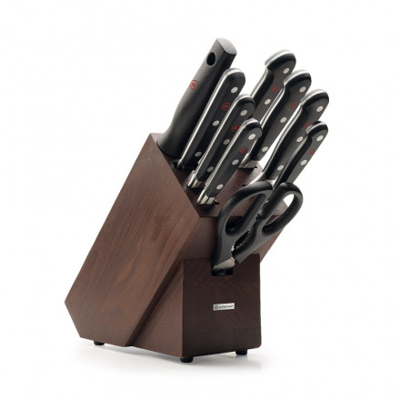 Набір кухонних ножів в блоці Wusthof New Classic (10 пр)
