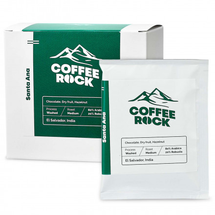Дріп Кава Coffee Rock Santa Ana Арабіка (свіжообсмажена мелена) 10шт * 10г