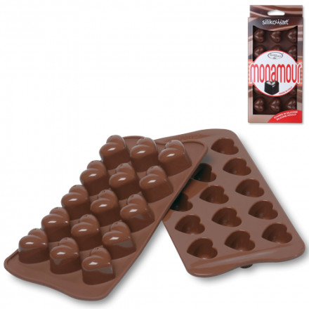 Форма силіконова для шоколаду &quot;сердечко&quot; Silikomart