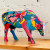 Коллекционная статуэтка Cow Parade корова Partying with P-COW-sso, Size L, 30×9×20 см
