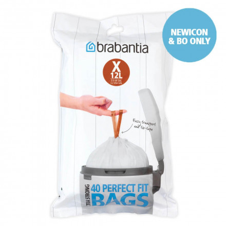 Набір сміттєвих пакетів для баків Brabantia newIcon (40 шт)