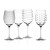 Набір келихів для білого вина KitchenCraft Cheers 0.45 л