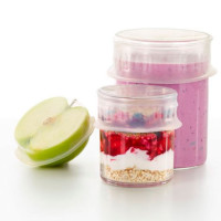 Набор силиконовых крышек Lekue Reusable Flexible Lids 8.5 см, 2 шт