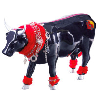 Коллекционная статуэтка Cow Parade корова Haute Cow-ture, Size L, 30×9×20 см