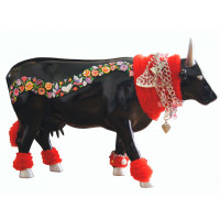 Коллекционная статуэтка Cow Parade корова Haute Cow-ture, Size L, 30×9×20 см
