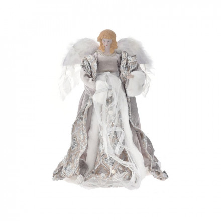 Фигурка декоративная Lefard Рождественский ангел шампань 45 см