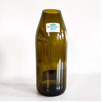 Ваза скляна зі скосом Mazhura Vine 21.5 см