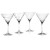 Набор бокалов для мартини KitchenCraft Cheers 0.29 л