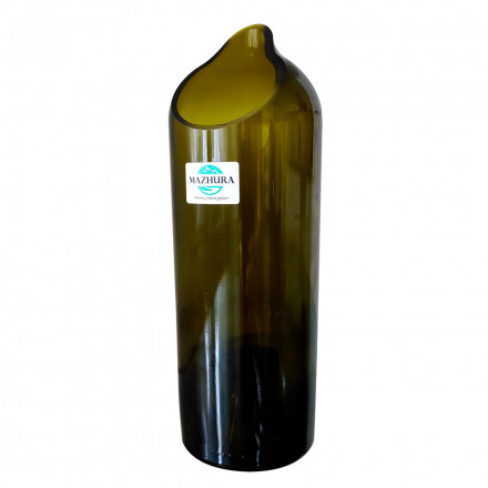 Ваза стеклянная со скосом Mazhura Vine 23.5 см