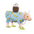 Коллекционная статуэтка Cow Parade корова Miss Palm Beach, Size М, 15×5×11 см