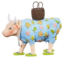 Коллекционная статуэтка Cow Parade корова Miss Palm Beach, Size М, 15×5×11 см Коллекционная статуэтка Cow Parade корова Miss Palm Beach, Size М, 15×5×11 см
