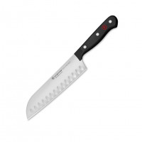Нож сантоку с рифлением Wusthof New Gourmet 17 см