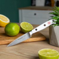 Кухонный нож для чистки и нарезки овощей Wusthof Classic White 9 см