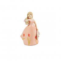 Фігурка декоративна Lefard Дівчинка в рожевому 16 см