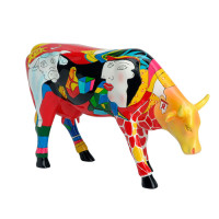 Коллекционная статуэтка Cow Parade корова Hommage Picowso's, Size L, 30×9×20 см