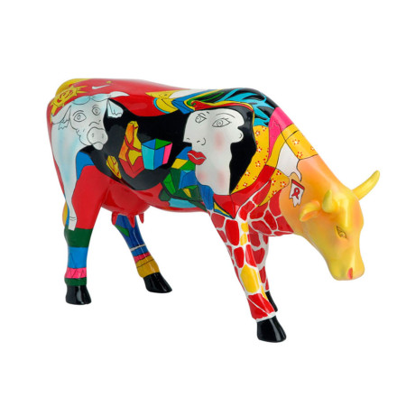 Коллекционная статуэтка Cow Parade корова Hommage Picowso's, Size L, 30×9×20 см
