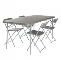 Стол Vango Orchard XL Table And Chair Set Grey
