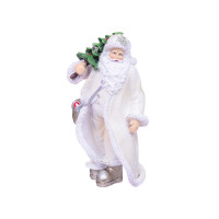 Фигурка декоративная Lefard Санта с елкой 20 см