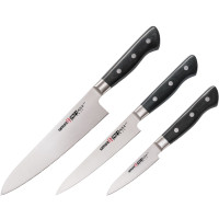 Набор кухонных ножей &quot;Поварская тройка&quot; Samura Pro-S  в подарочном футляре 3 шт