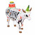 Коллекционная статуэтка Cow Parade корова Happy Birthday, Size L, 30×9×20 см