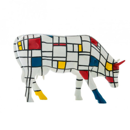 Коллекционная статуэтка Cow Parade корова Moondrian, Size L, 30×9×20 см