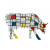 Коллекционная статуэтка Cow Parade корова Moondrian, Size L, 30×9×20 см