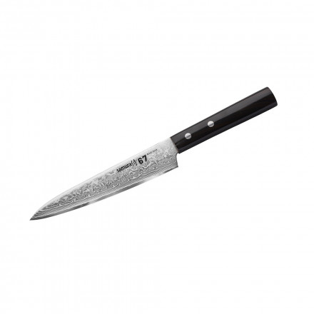 Нож универсальный Samura 67 Damascus Plastic 15 см
