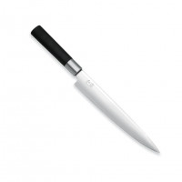 Кухонный нож для тонкой нарезки KAI Wasabi Black 23 см
