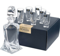 Набор для ликера Bohemia Quadro 7 пр. Набор для ликера Bohemia Quadro 7 пр.