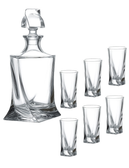 Набір для лікеру Bohemia Quadro 7 пр.