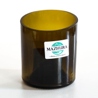 Ваза стеклянная со скосом Mazhura Vine 9 см