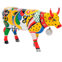 Коллекционная статуэтка Cow Parade корова Kick, Size L, 30×9×20 см Коллекционная статуэтка Cow Parade корова Kick, Size L, 30×9×20 см