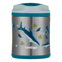 Термос для еды с двойными стенками Contigo ® Food Jar Sharks 0.3 л