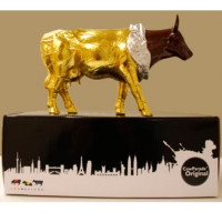 Коллекционная статуэтка Cow Parade корова Vaquita de Chocolat Size L 30×9×20 см Коллекционная статуэтка Cow Parade корова Vaquita de Chocolat Size L 30×9×20 см